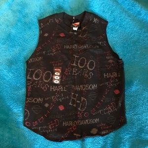 Harley Davidson sleeveless 100 yr Anniv shirt